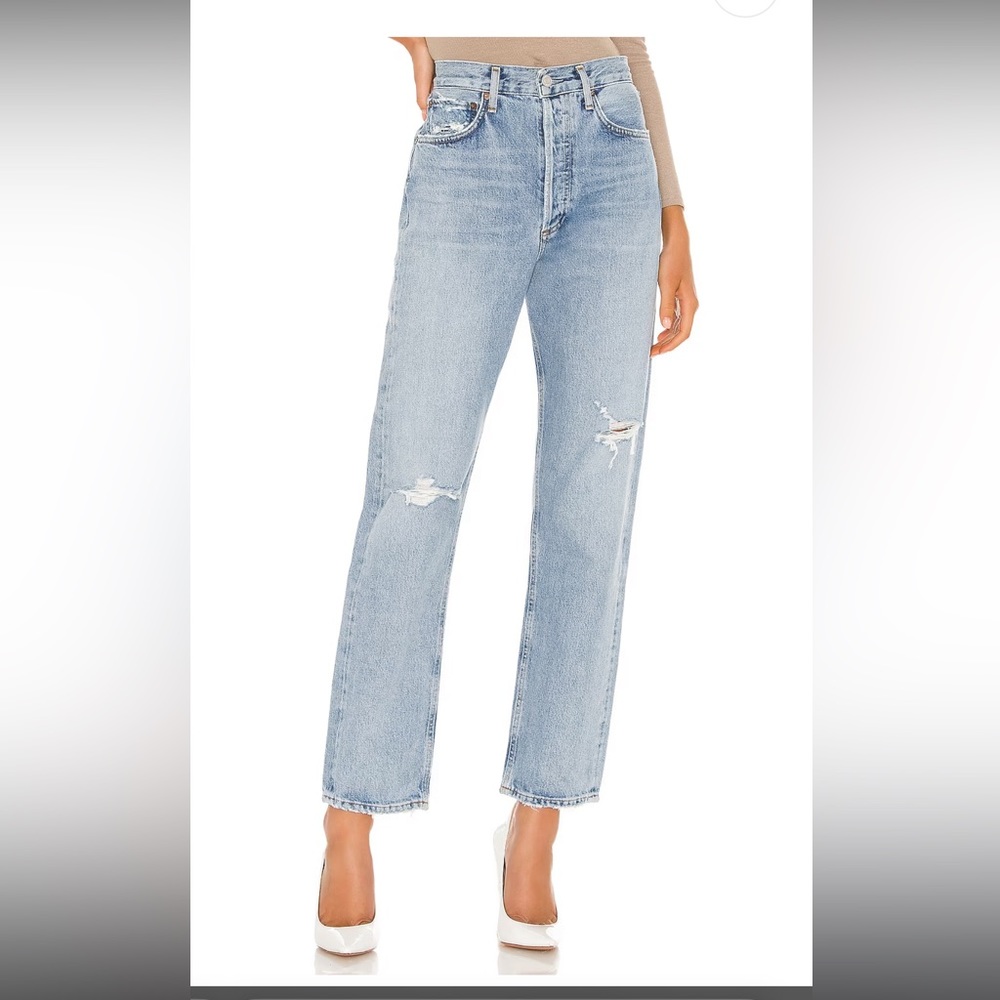 Agolde 90s Mid Rise Loose Fit in Captured
